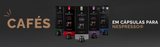 Banner Black November cafés em cápsulas para maquinas Nespresso com desconto 25%OFF durante o mês de Novembro inteiro