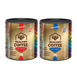 Kit 2 Healthy Coffee Suplemento Pré Treino - Sabor Chocolate e Tradicional